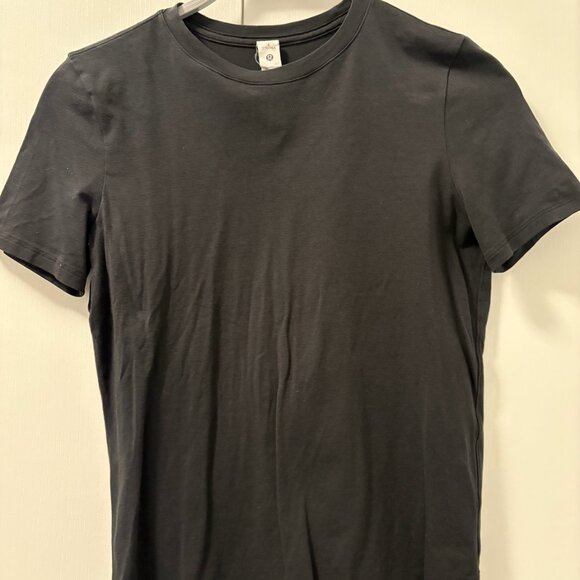 Lululemon Love Crew Tee • Black • Size 2 • Good Used Condition - Picture 2 of 3